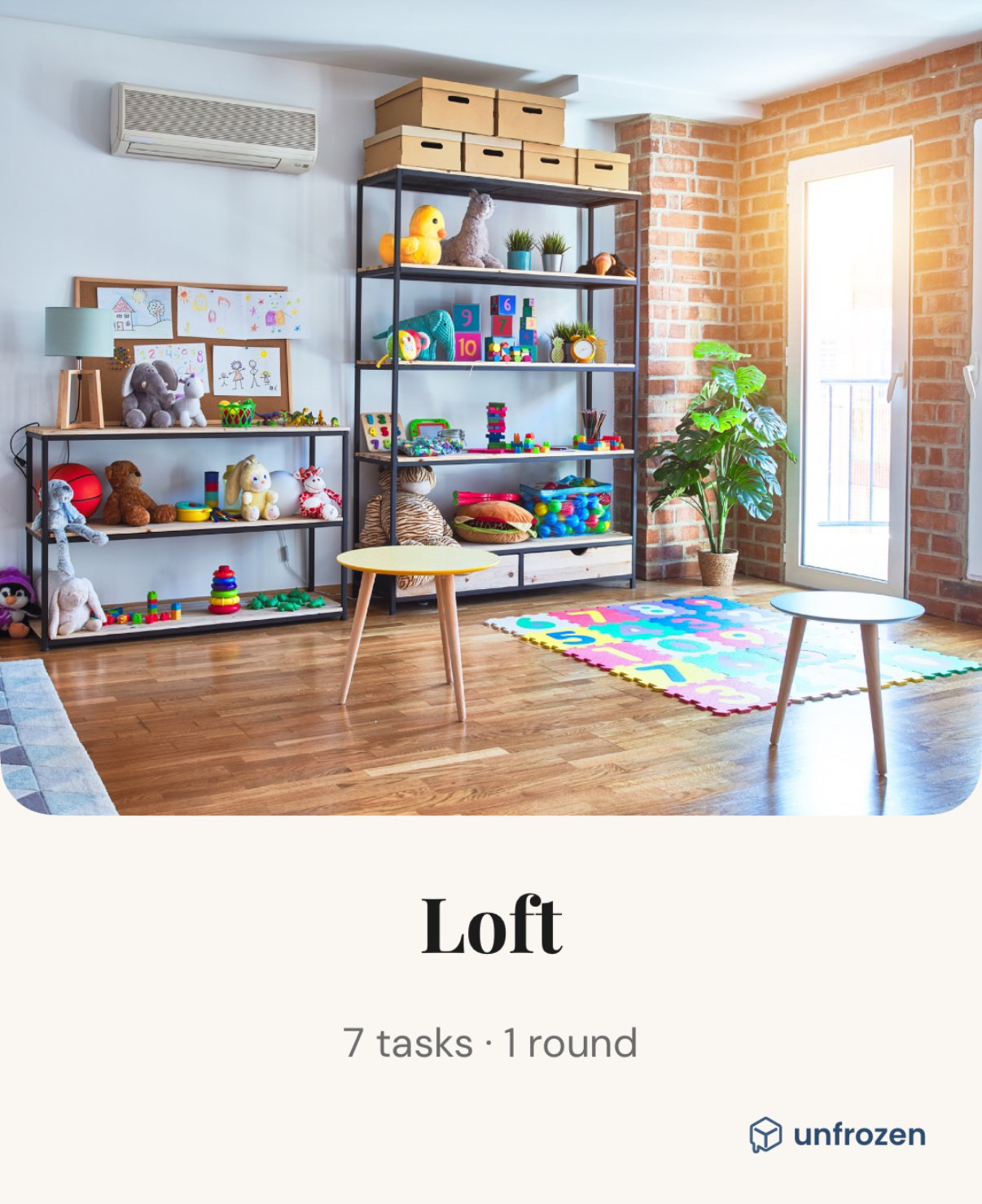 Shareable card showing your cleaned space with stats